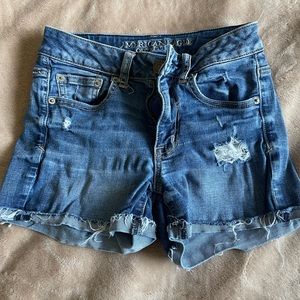 High waisted Jean Shorts